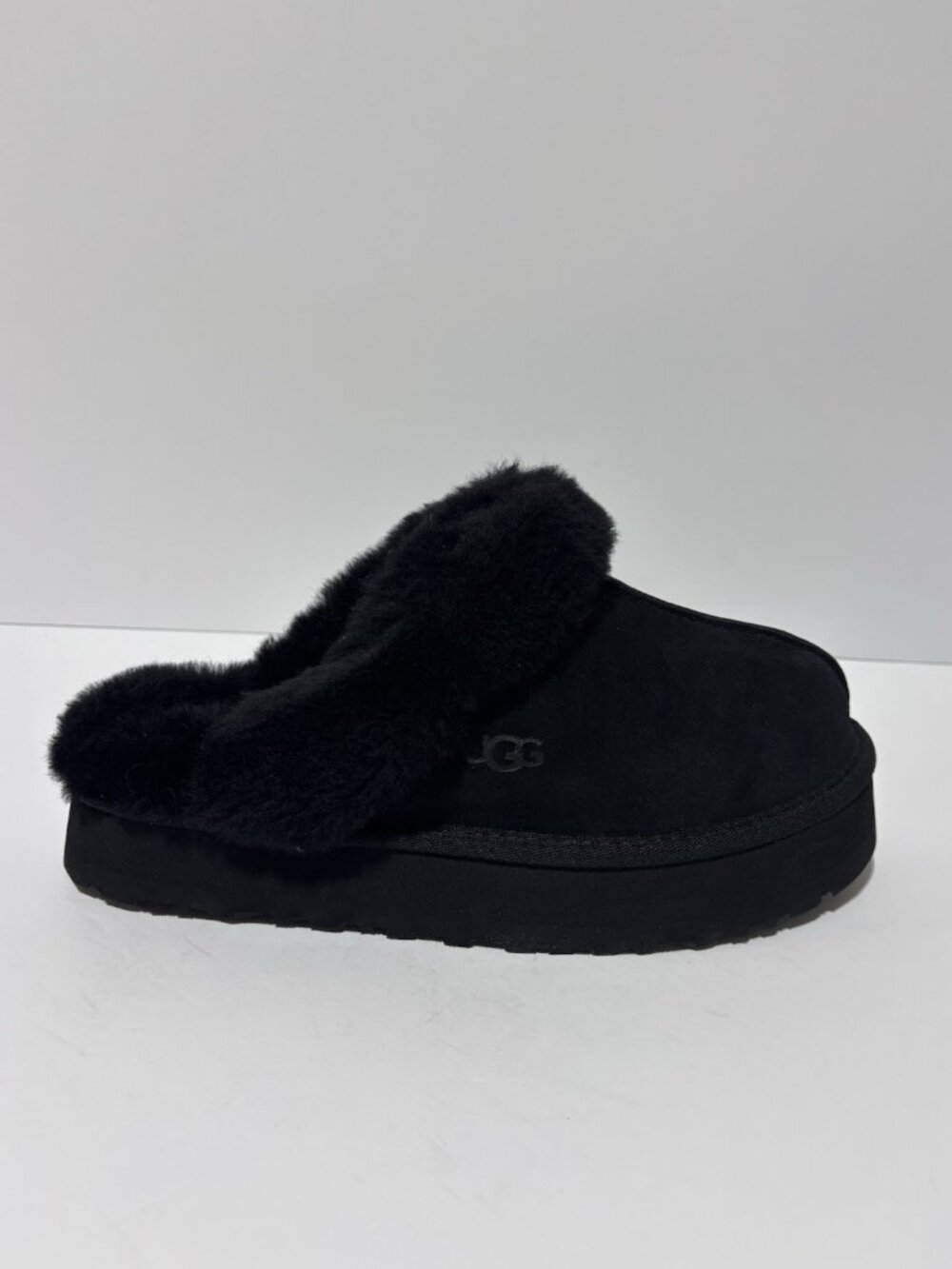 UGG Women’s Disquette Black Slippers, Size 9 M